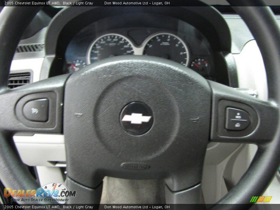2005 Chevrolet Equinox LT AWD Black / Light Gray Photo #13
