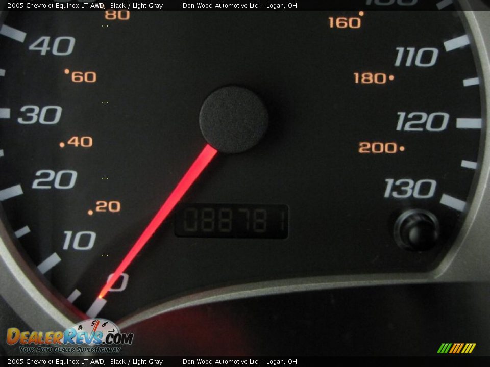 2005 Chevrolet Equinox LT AWD Black / Light Gray Photo #19