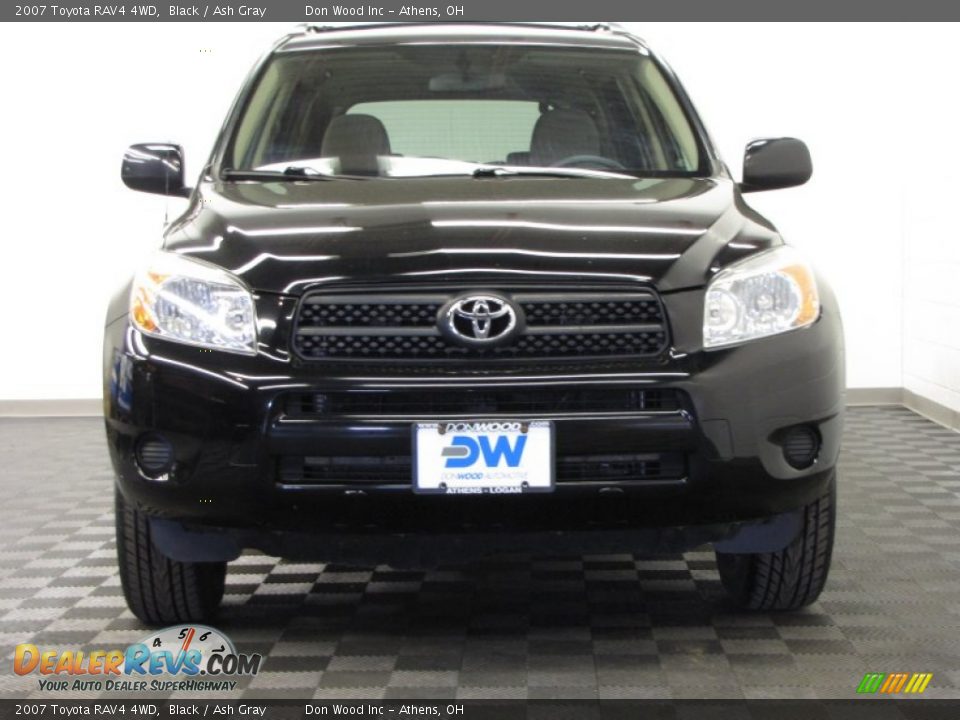 2007 Toyota RAV4 4WD Black / Ash Gray Photo #2