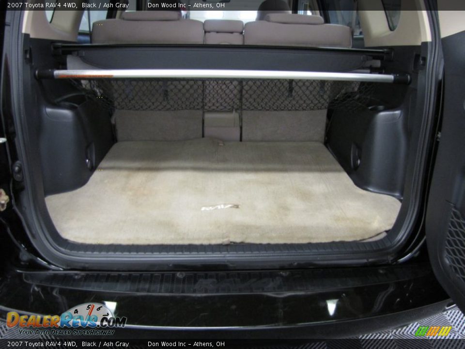 2007 Toyota RAV4 4WD Black / Ash Gray Photo #4