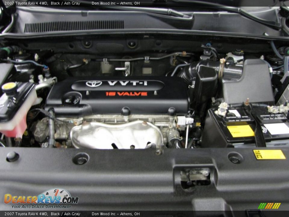 2007 Toyota RAV4 4WD Black / Ash Gray Photo #5
