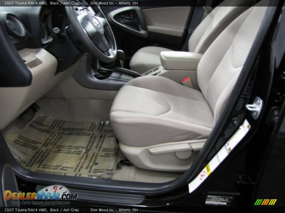 2007 Toyota RAV4 4WD Black / Ash Gray Photo #6