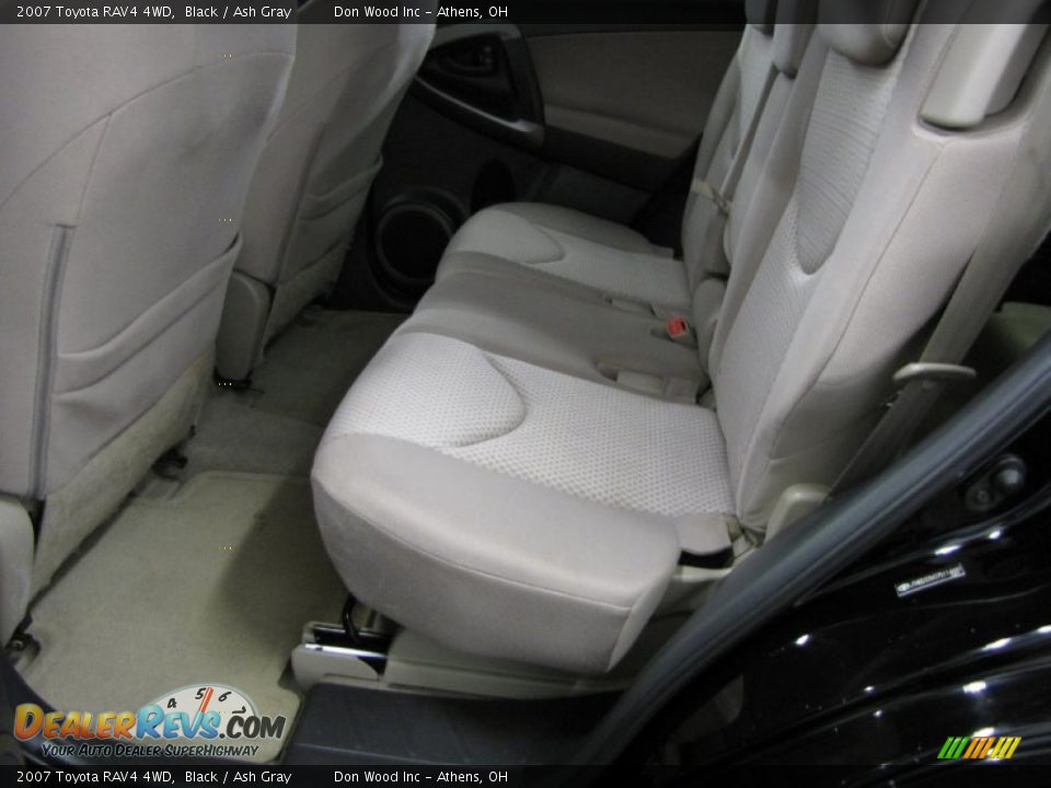 2007 Toyota RAV4 4WD Black / Ash Gray Photo #7