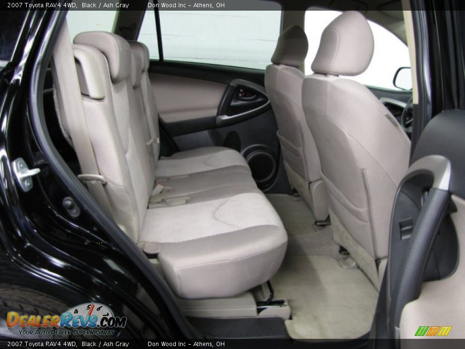 2007 Toyota RAV4 4WD Black / Ash Gray Photo #8