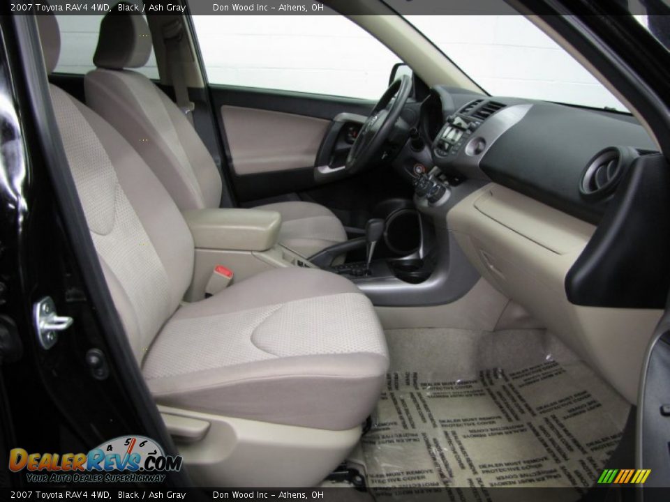 2007 Toyota RAV4 4WD Black / Ash Gray Photo #9