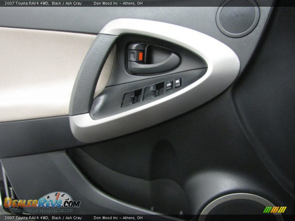 2007 Toyota RAV4 4WD Black / Ash Gray Photo #10