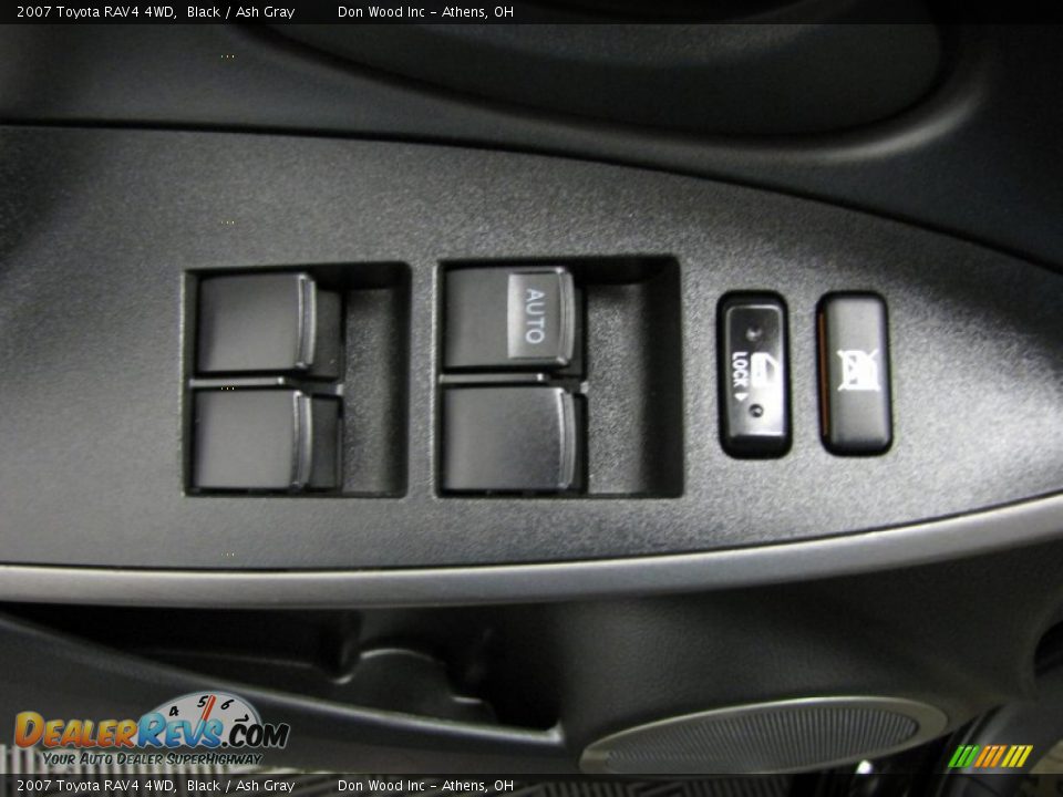 2007 Toyota RAV4 4WD Black / Ash Gray Photo #11