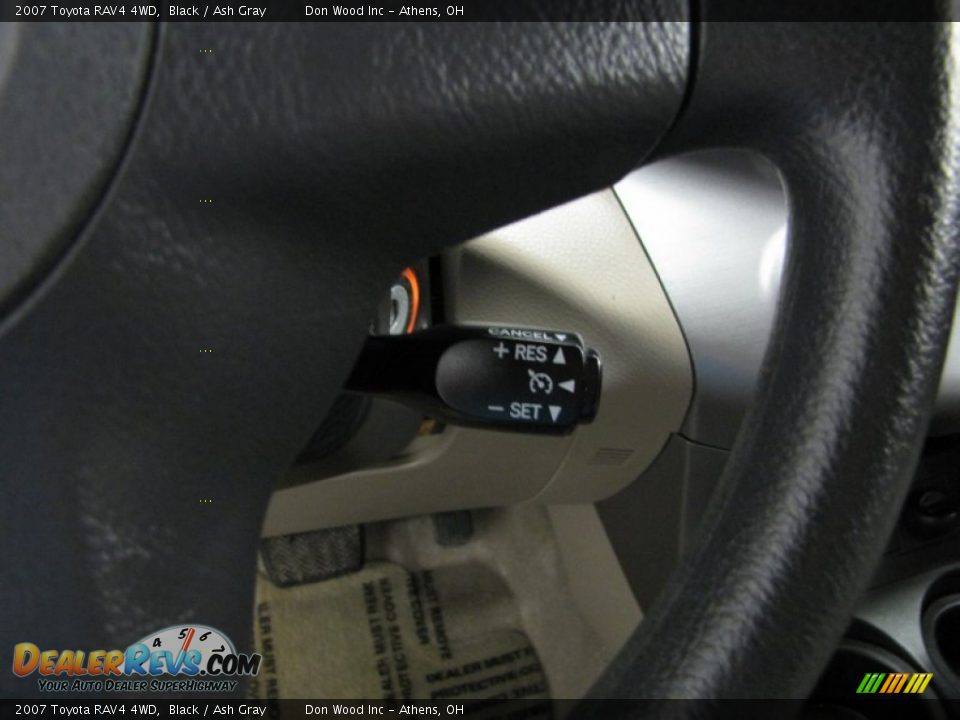2007 Toyota RAV4 4WD Black / Ash Gray Photo #18