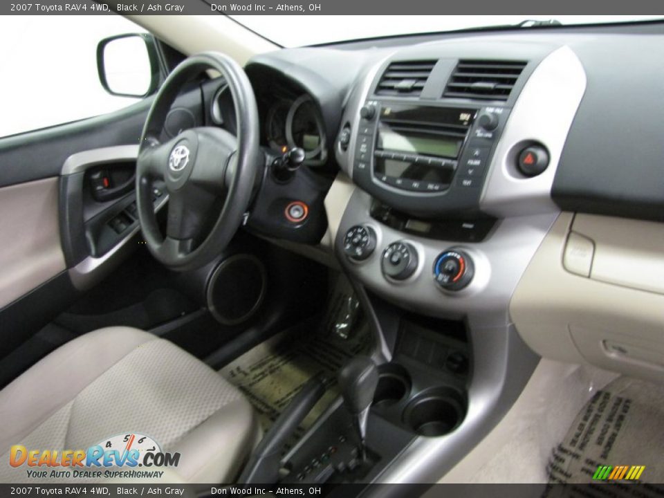 2007 Toyota RAV4 4WD Black / Ash Gray Photo #21