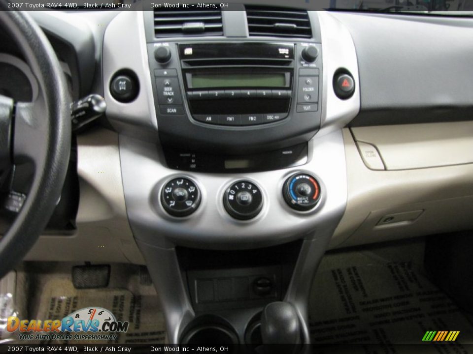 2007 Toyota RAV4 4WD Black / Ash Gray Photo #22
