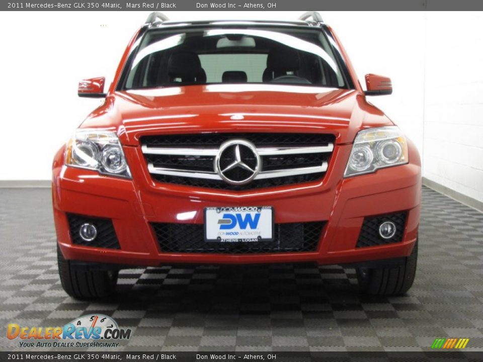 2011 Mercedes-Benz GLK 350 4Matic Mars Red / Black Photo #2