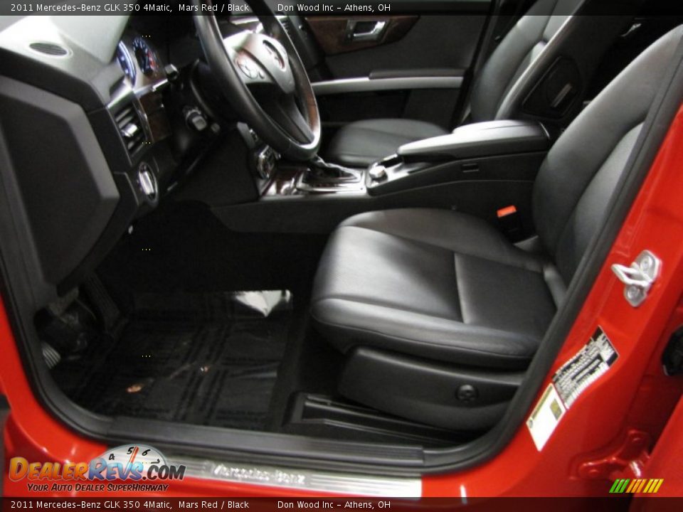 2011 Mercedes-Benz GLK 350 4Matic Mars Red / Black Photo #6