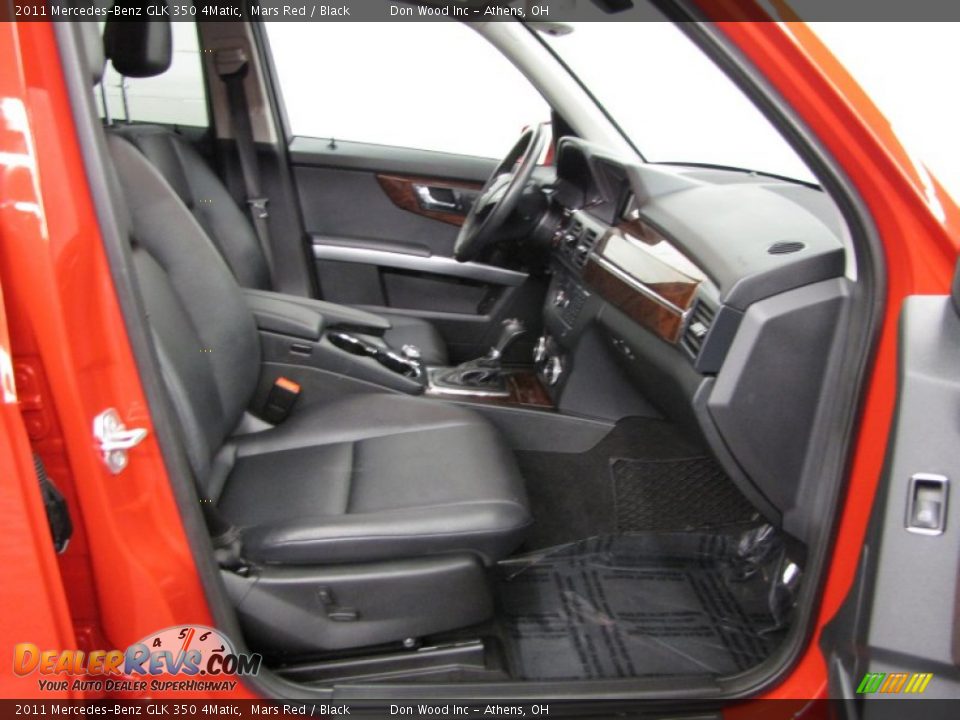 2011 Mercedes-Benz GLK 350 4Matic Mars Red / Black Photo #9