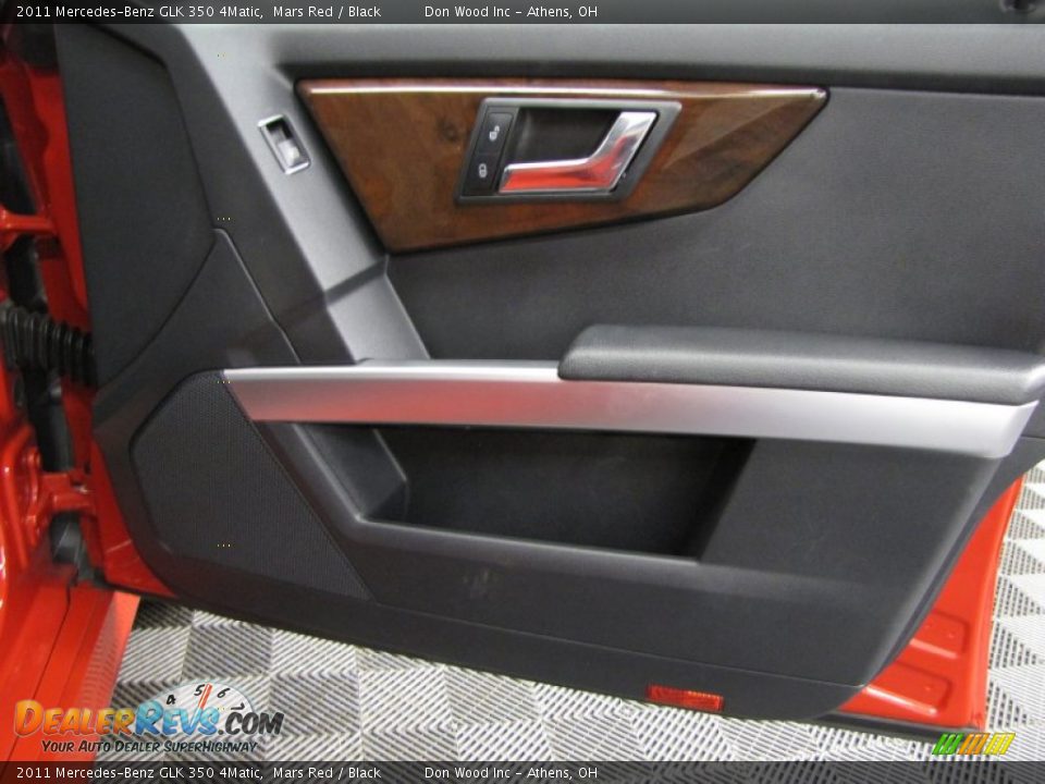 2011 Mercedes-Benz GLK 350 4Matic Mars Red / Black Photo #14