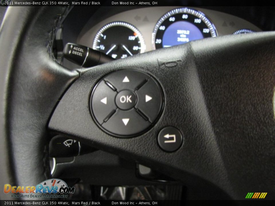 2011 Mercedes-Benz GLK 350 4Matic Mars Red / Black Photo #16