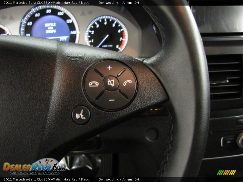 2011 Mercedes-Benz GLK 350 4Matic Mars Red / Black Photo #17