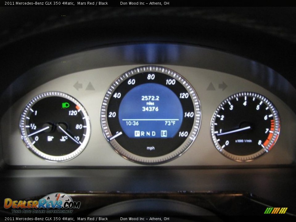2011 Mercedes-Benz GLK 350 4Matic Mars Red / Black Photo #20
