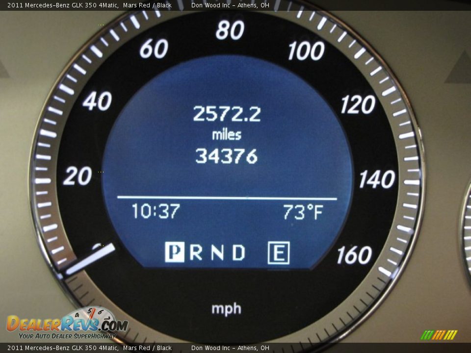 2011 Mercedes-Benz GLK 350 4Matic Mars Red / Black Photo #21