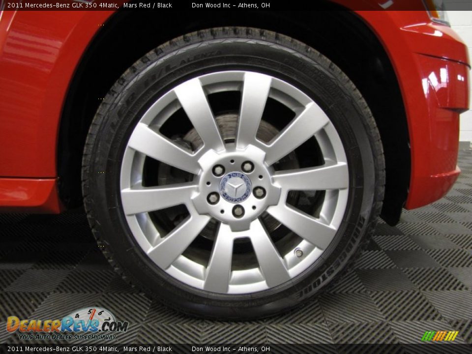 2011 Mercedes-Benz GLK 350 4Matic Mars Red / Black Photo #27