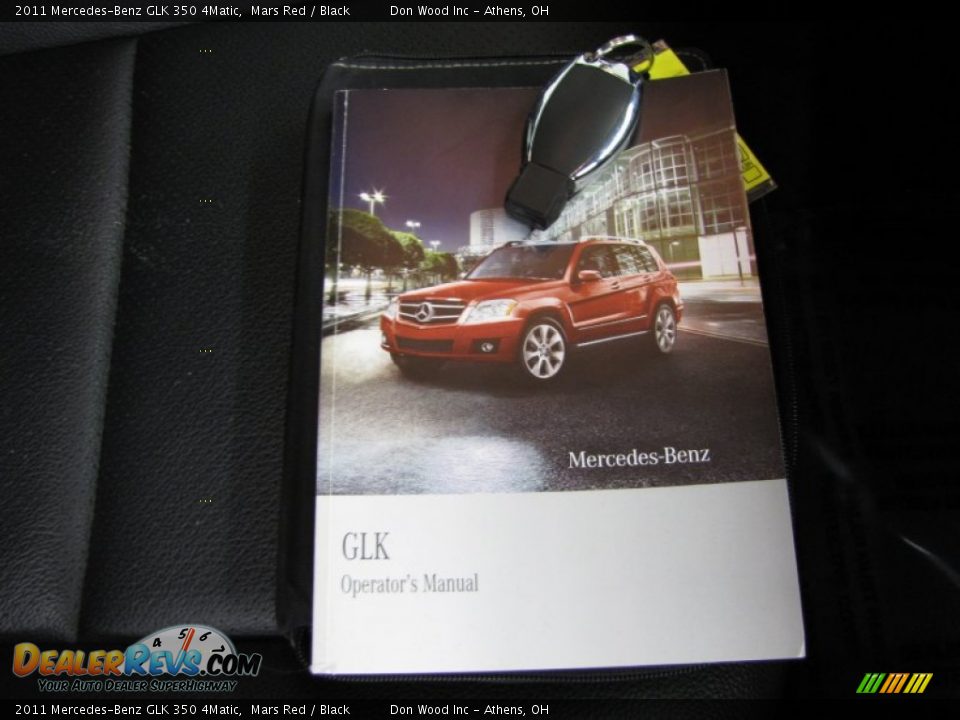 2011 Mercedes-Benz GLK 350 4Matic Mars Red / Black Photo #29