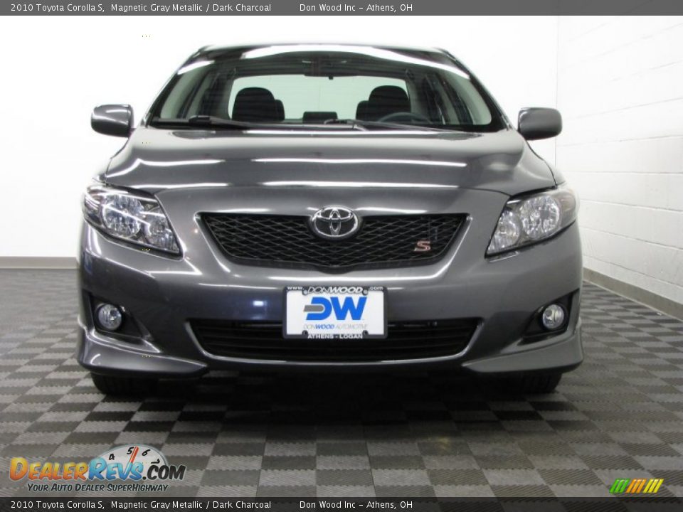 2010 Toyota Corolla S Magnetic Gray Metallic / Dark Charcoal Photo #2