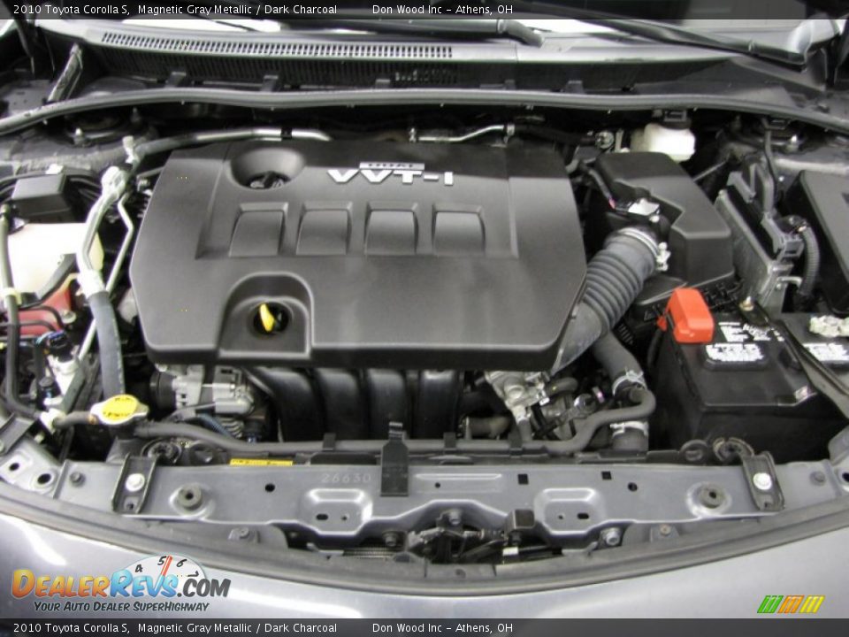 2010 Toyota Corolla S Magnetic Gray Metallic / Dark Charcoal Photo #5