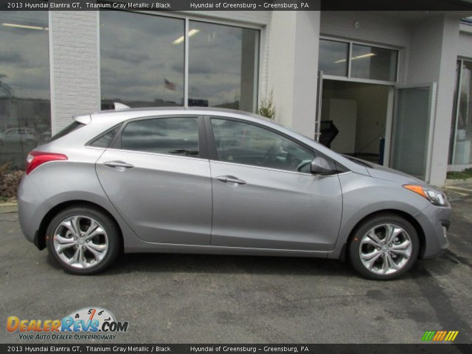 2013 Hyundai Elantra GT Titanium Gray Metallic / Black Photo #2