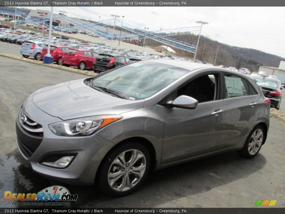 2013 Hyundai Elantra GT Titanium Gray Metallic / Black Photo #3