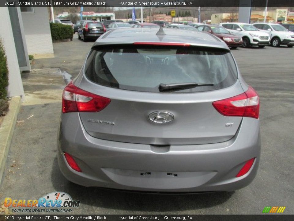 2013 Hyundai Elantra GT Titanium Gray Metallic / Black Photo #4