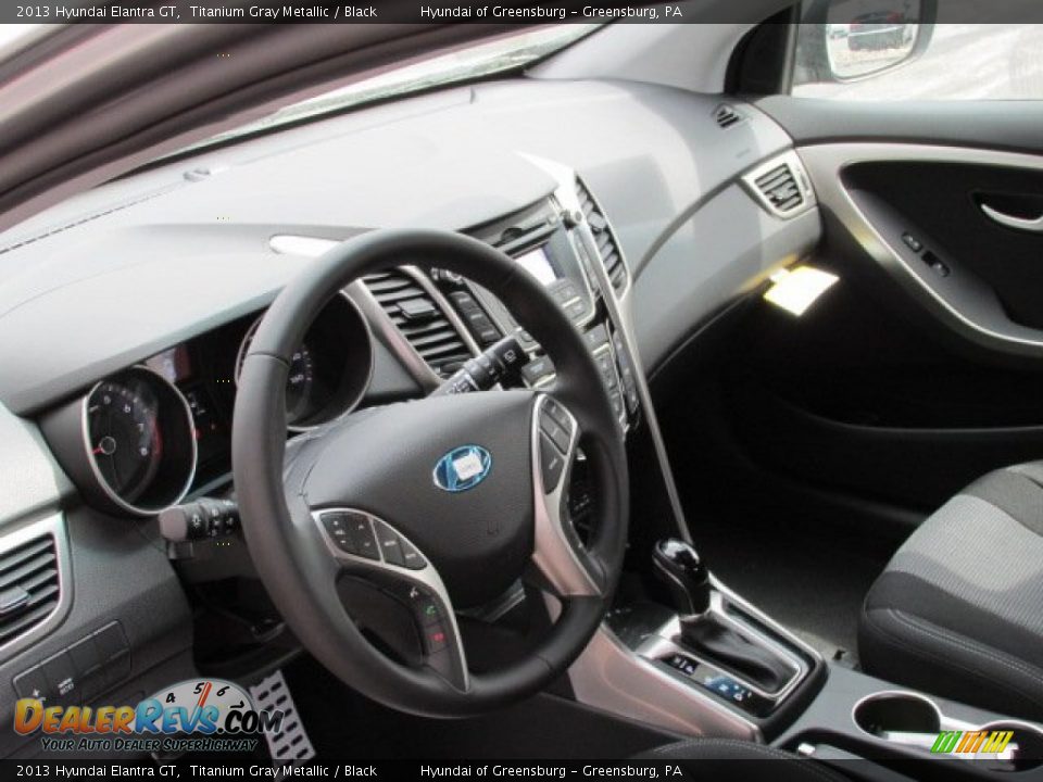 2013 Hyundai Elantra GT Titanium Gray Metallic / Black Photo #5