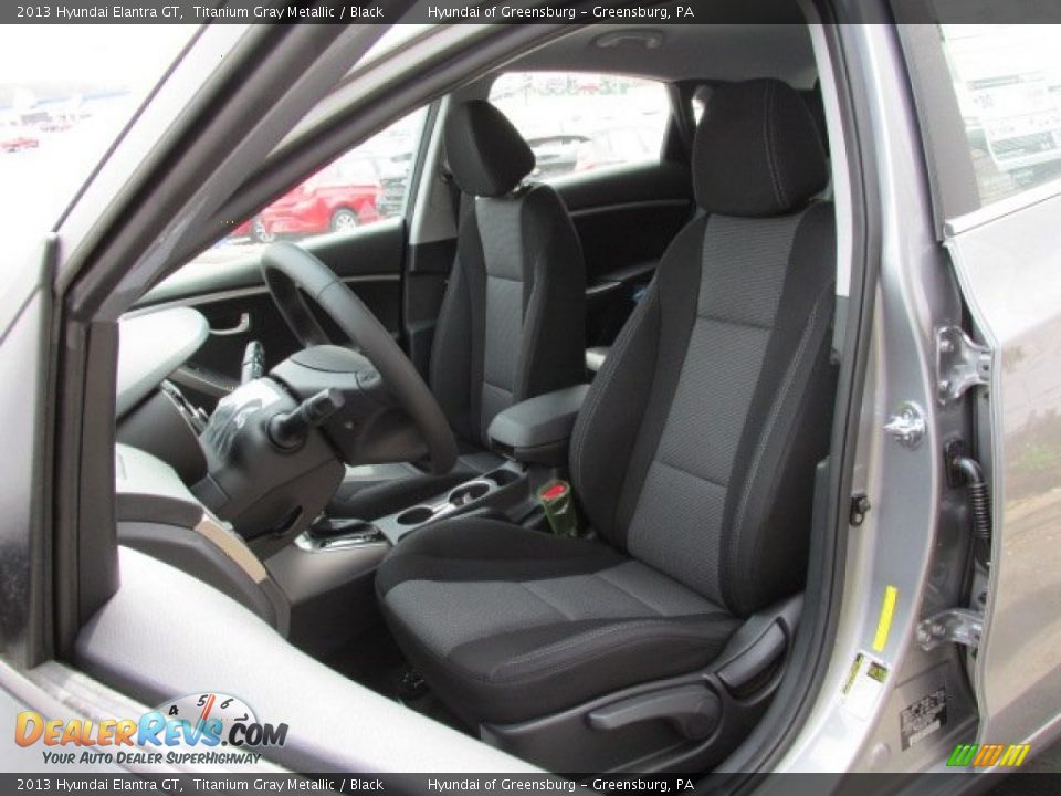 2013 Hyundai Elantra GT Titanium Gray Metallic / Black Photo #7