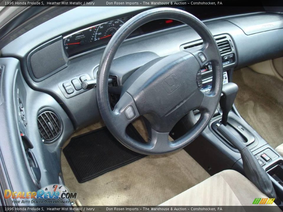 1996 Honda Prelude S Heather Mist Metallic / Ivory Photo #12