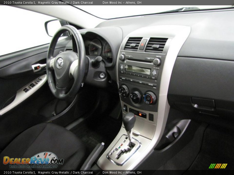 2010 Toyota Corolla S Magnetic Gray Metallic / Dark Charcoal Photo #21