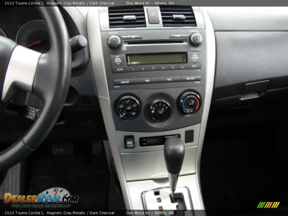 2010 Toyota Corolla S Magnetic Gray Metallic / Dark Charcoal Photo #22