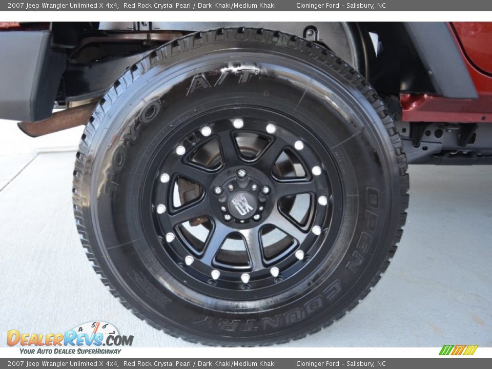2007 Jeep Wrangler Unlimited X 4x4 Red Rock Crystal Pearl / Dark Khaki/Medium Khaki Photo #19