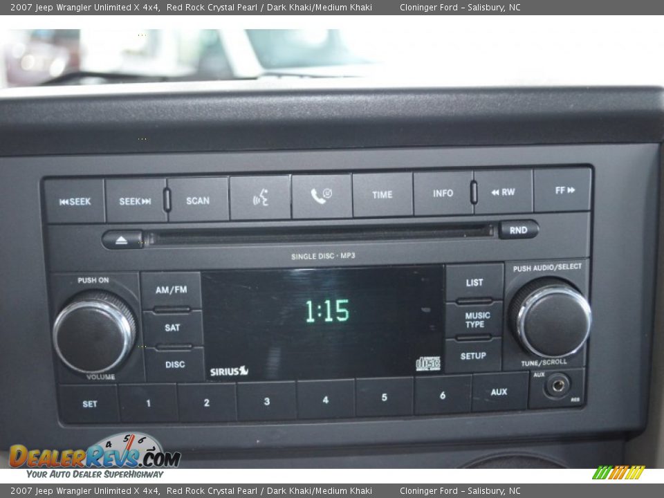 2007 Jeep Wrangler Unlimited X 4x4 Red Rock Crystal Pearl / Dark Khaki/Medium Khaki Photo #26