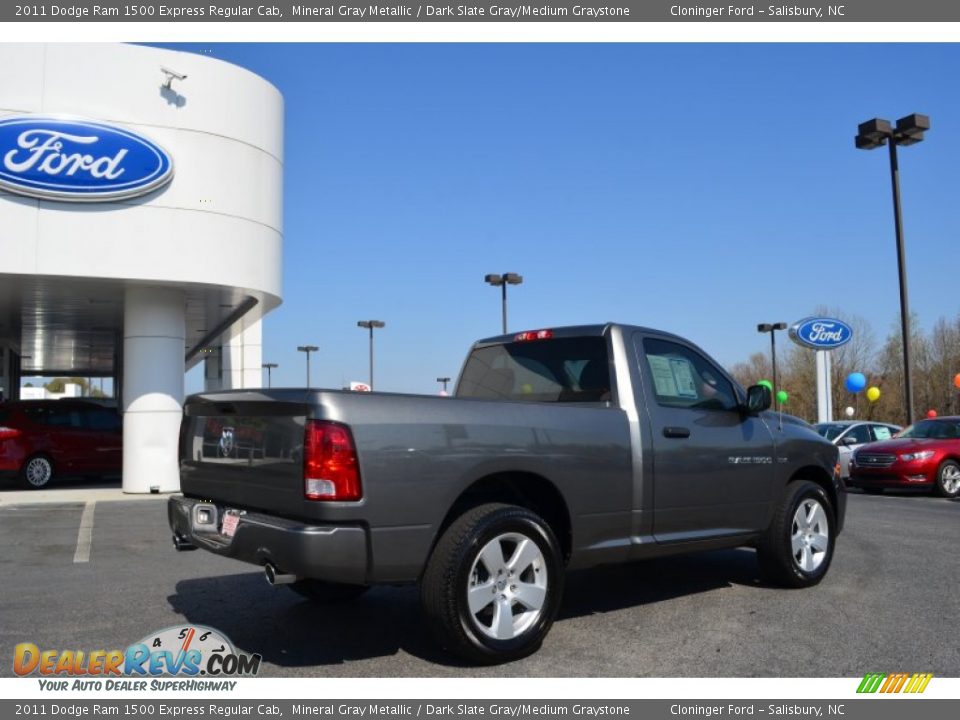 2011 Dodge Ram 1500 Express Regular Cab Mineral Gray Metallic / Dark Slate Gray/Medium Graystone Photo #3