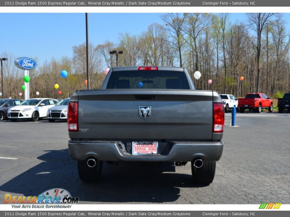2011 Dodge Ram 1500 Express Regular Cab Mineral Gray Metallic / Dark Slate Gray/Medium Graystone Photo #4