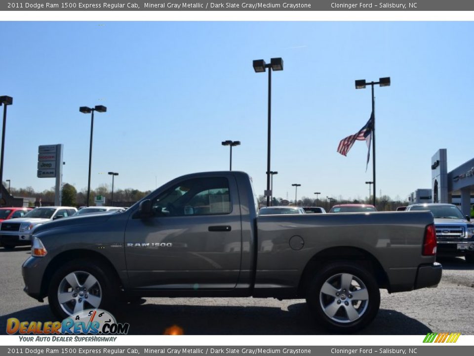 2011 Dodge Ram 1500 Express Regular Cab Mineral Gray Metallic / Dark Slate Gray/Medium Graystone Photo #5