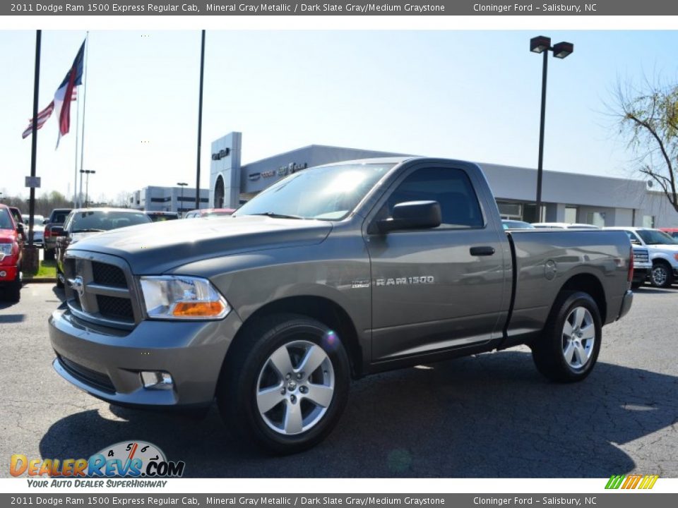 2011 Dodge Ram 1500 Express Regular Cab Mineral Gray Metallic / Dark Slate Gray/Medium Graystone Photo #6