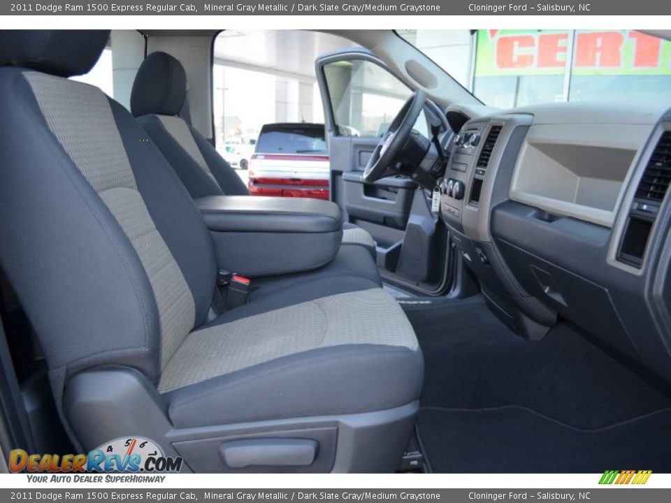 2011 Dodge Ram 1500 Express Regular Cab Mineral Gray Metallic / Dark Slate Gray/Medium Graystone Photo #12