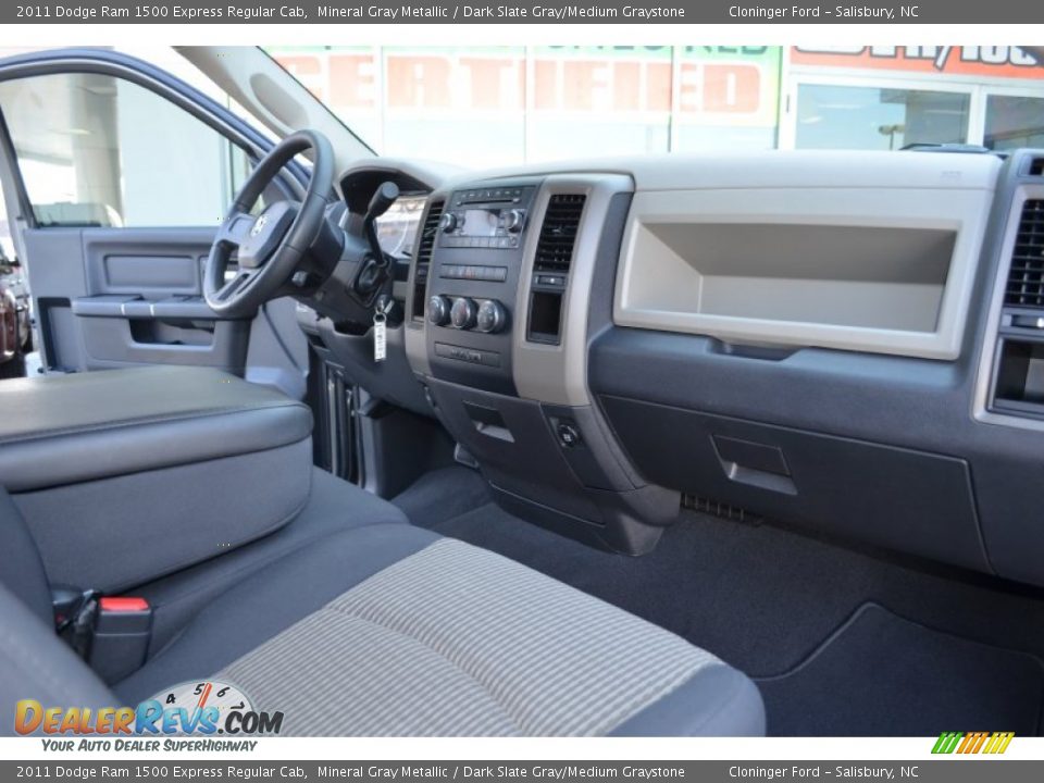 2011 Dodge Ram 1500 Express Regular Cab Mineral Gray Metallic / Dark Slate Gray/Medium Graystone Photo #13