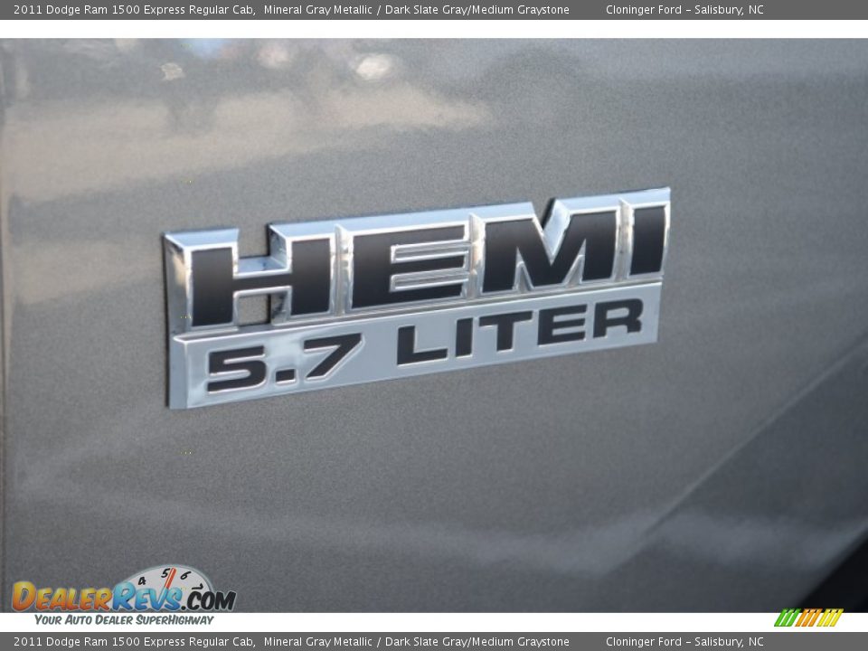 2011 Dodge Ram 1500 Express Regular Cab Mineral Gray Metallic / Dark Slate Gray/Medium Graystone Photo #16