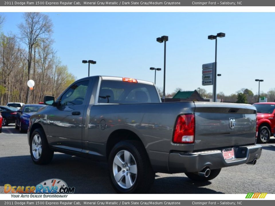 2011 Dodge Ram 1500 Express Regular Cab Mineral Gray Metallic / Dark Slate Gray/Medium Graystone Photo #29