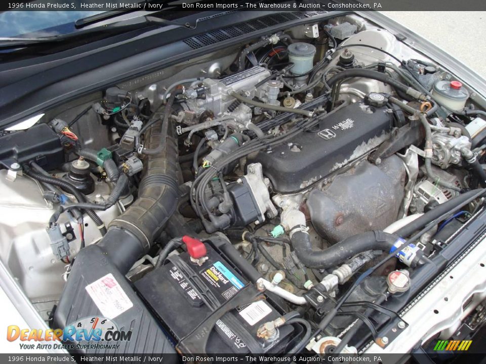 1996 Honda Prelude S Heather Mist Metallic / Ivory Photo #26