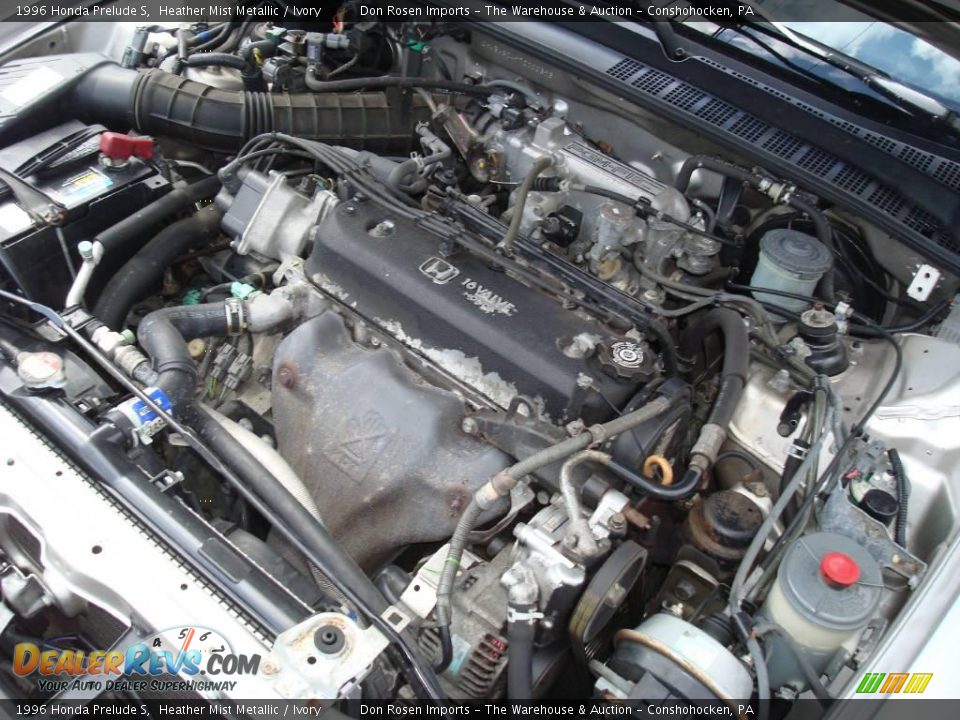 1996 Honda Prelude S Heather Mist Metallic / Ivory Photo #27