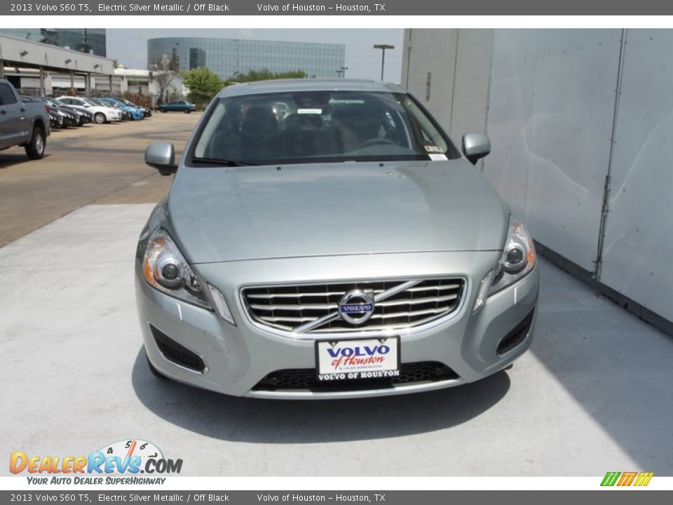 2013 Volvo S60 T5 Electric Silver Metallic / Off Black Photo #2