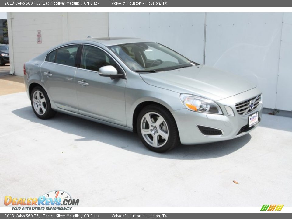 2013 Volvo S60 T5 Electric Silver Metallic / Off Black Photo #3