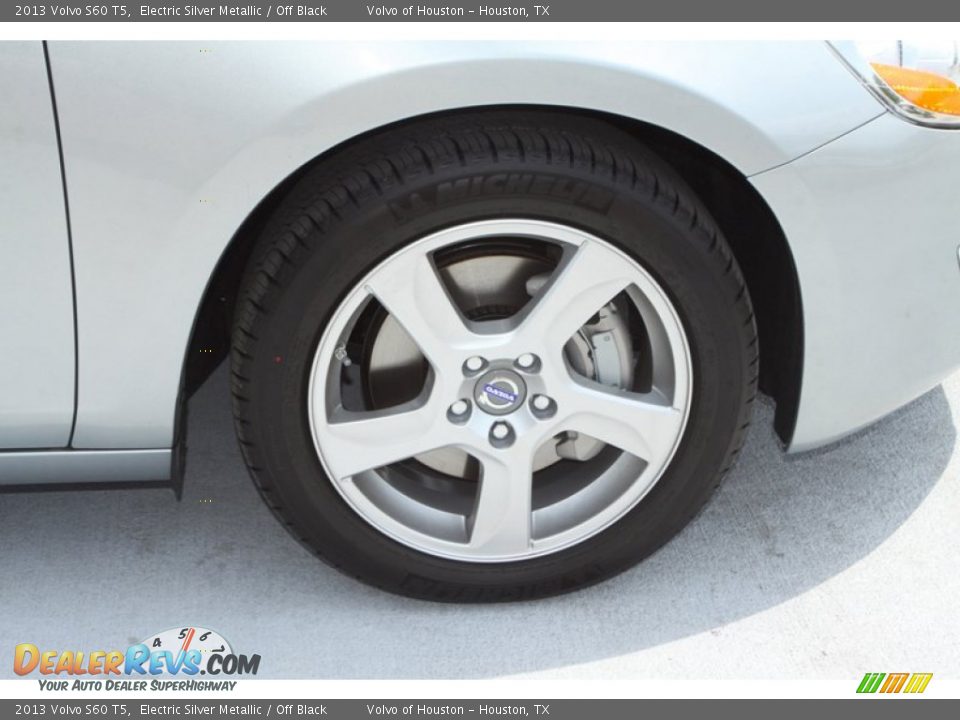 2013 Volvo S60 T5 Electric Silver Metallic / Off Black Photo #5