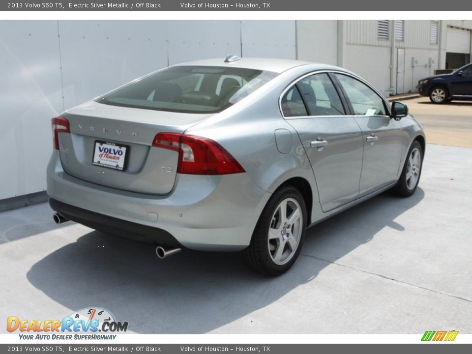 2013 Volvo S60 T5 Electric Silver Metallic / Off Black Photo #7